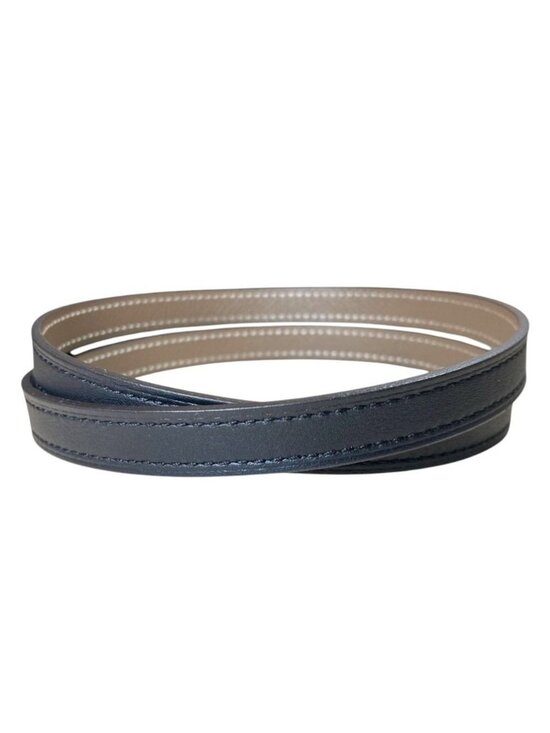 Hermes Reversible Narrow Belt 13 80 Black Gray Noir Etoupe main image 6